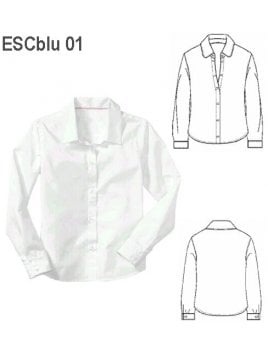 BLUSA  CLASICA ESCOLAR 0901