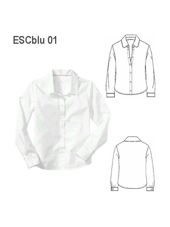 BLUSA  CLASICA ESCOLAR 0901