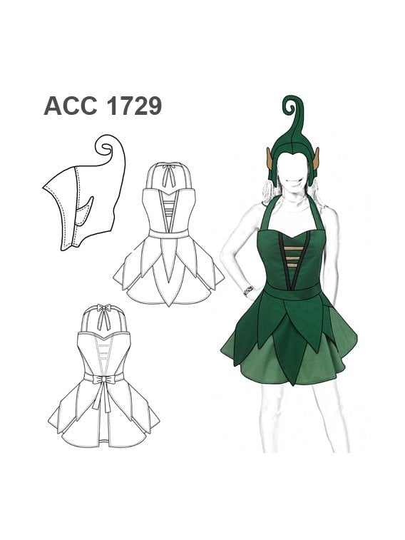 DELANTAL ELFO NAVIDEÑO 1729