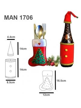 ACCESORIOS DE MESA NAVIDAD 1706