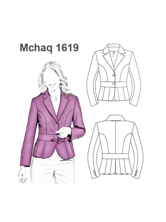 CHAQUETA BLAZER MUJER 1619