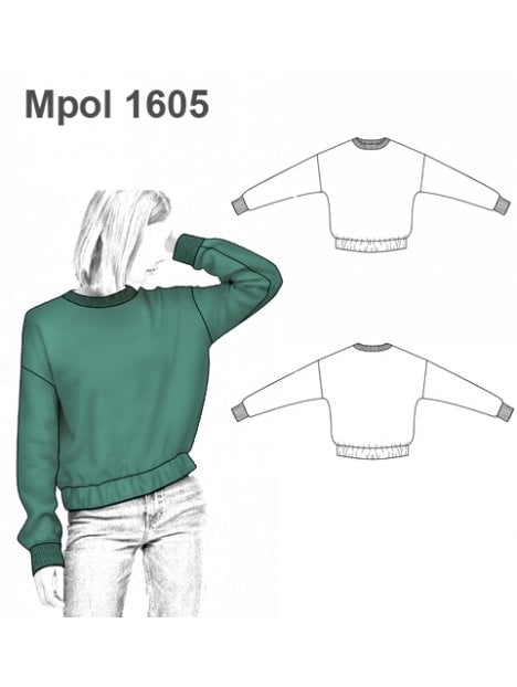 POLERON OVERSIZE MUJER 1605
