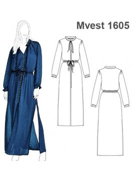 VESTIDO LARGO MUJER 1605