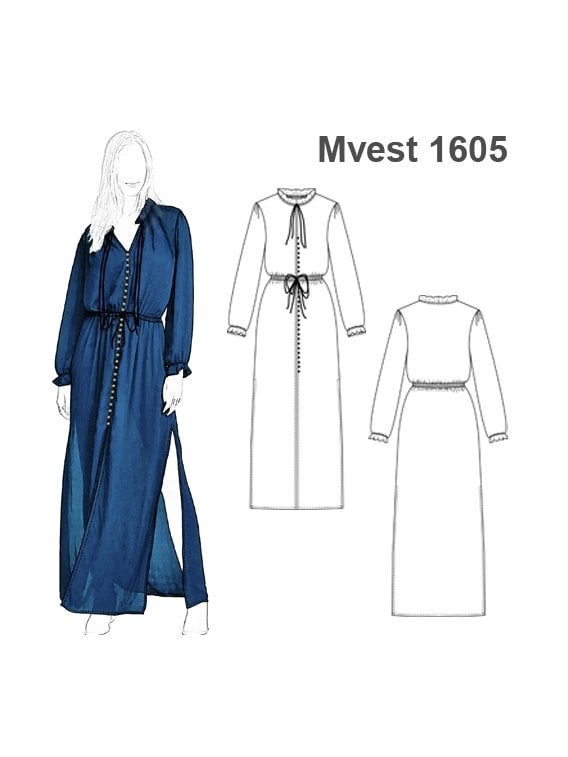 VESTIDO LARGO MUJER 1605