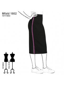 FALDA TUBO MUJER 1802