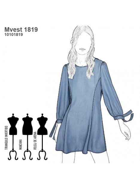 VESTIDO MINI MUJER 1819