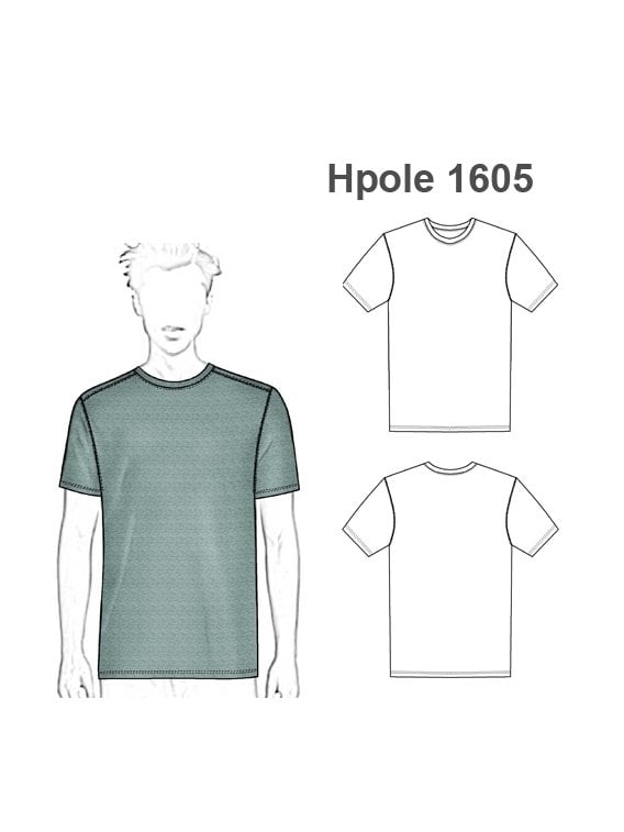 POLERA BASICA HOMBRE 1605