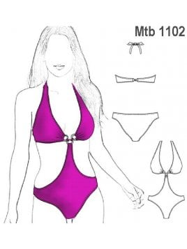 TRAJE DE BAÑO TRIKINI MUJER 1102