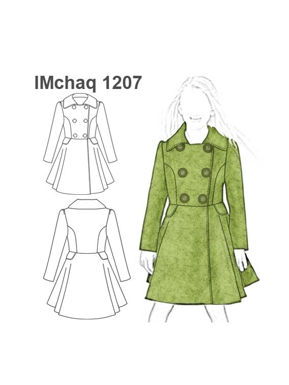 CHAQUETA ABRIGO NIÑA 1207