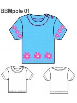 POLERA BASICA BEBE BBMpole01