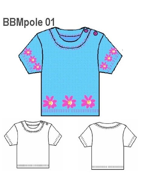 POLERA BASICA BEBE BBMpole01