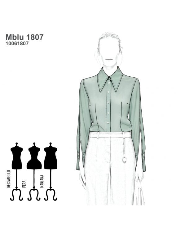 BLUSA CAMISERA MUJER 1807