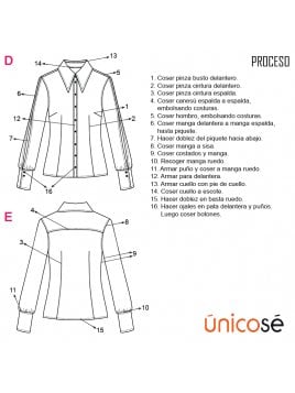 BLUSA CAMISERA MUJER 1807