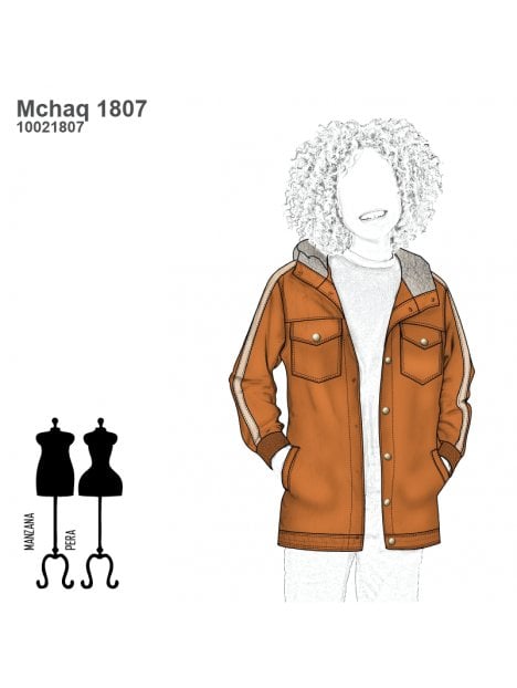 CHAQUETA LARGA MUJER 1807