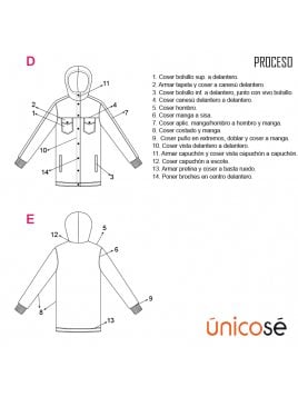 CHAQUETA LARGA MUJER 1807