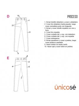 PANTALON FRANJA HOMBRE 1802