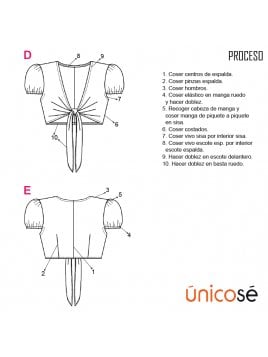 TOP CON LAZO MUJER 1803