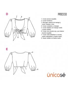 TOP CON LAZO MUJER 1804