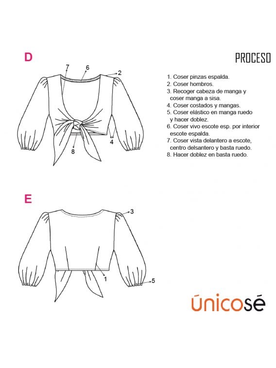 TOP CON LAZO MUJER 1804