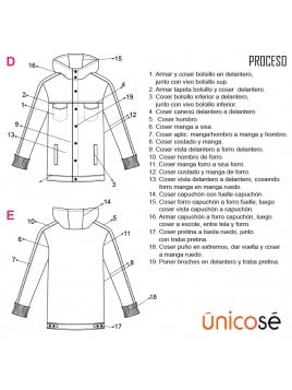 CHAQUETA OVERSIZE MUJER 1808