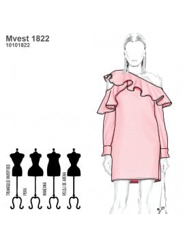 VESTIDO VUELOS MUJER 1822