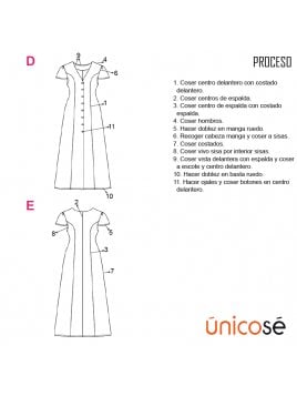 VESTIDO LARGO MUJER 1824