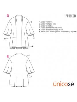 ABRIGO KIMONO HOMBRE 1802