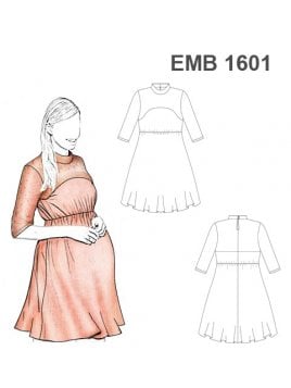 VESTIDO MATERNAL 1601