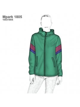 PARKA CORTES MUJER 1805