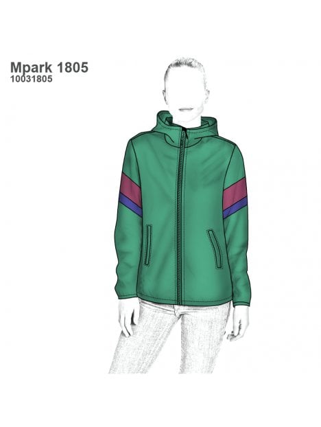 PARKA CORTES MUJER 1805