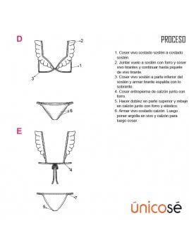 TRAJE DE BAÑO BIKINI MUJER 1807