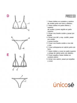 TRAJE DE BAÑO BIKINI MUJER 1810