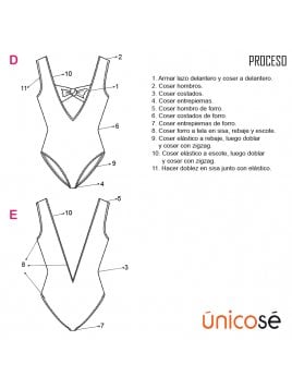 TRAJE DE BAÑO ENTERO MUJER 1811