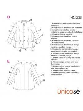 CHAQUETA MOZO RT 1828