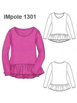 POLERA VUELOS NIÑA 1301