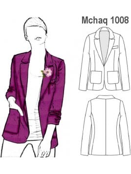 CHAQUETA CLASICA MUJER, CON FORRO 