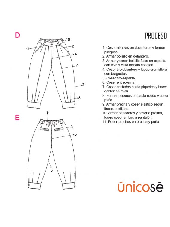 PANTALON BOMBACHO NIÑO 1801