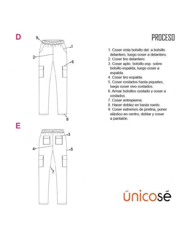 PANTALON SANITARIO MUJER RT 1830