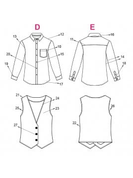 TRAJE CHILOTE HOMBRE RT 1832