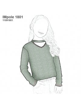 POLERA CHOKER NIÑA 1801