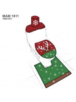 SET BAÑO NAVIDAD MAN 1811
