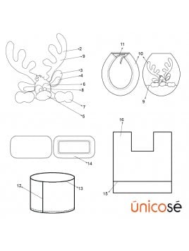 SET BAÑO NAVIDAD MAN 1811