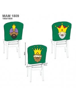 FUNDA SILLA REYES NAVIDAD MAN 1809