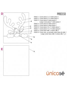 FUNDA SILLA RENO NAVIDAD MAN 1808