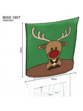 FUNDA SILLA RENO NAVIDAD MAN 1807