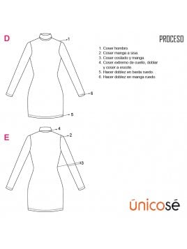 VESTIDO AJUSTADO MUJER 1833