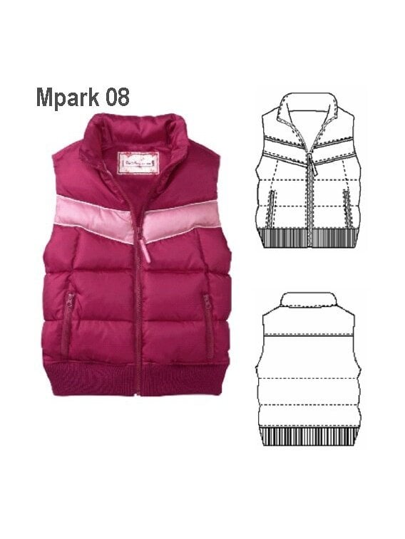 PARKA CHALECO MUJER  0908