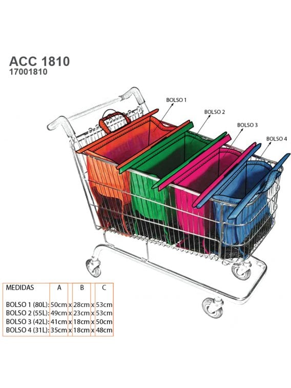 ECOBAGS PARA CARROS ACC 1810