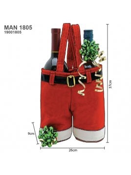 BOLSA NAVIDEÑA VINOS MAN 1805