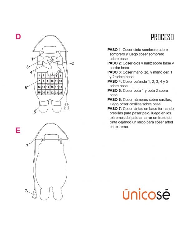 CALENDARIO NAVIDEÑO MAN 1813